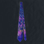 Purple Pink Butterfly Neck Tie<br><div class="desc">Modern Purple Pink Butterflies Ties - MIGNED Painting</div>