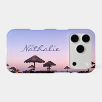 Purple Pink California Beach Sunset Ajouter Votre