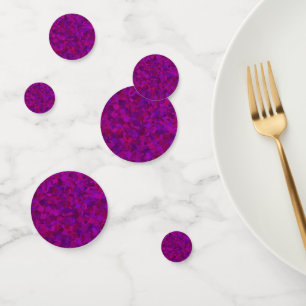 Purple Pink Confetti Cubism Abstract Pattern