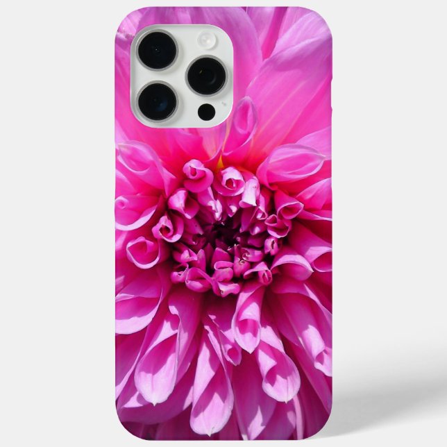 Purple Pink Dahlia Flower Case-Mate iPhone Case (Back)