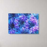 Purple pink flower pattern rich style design art