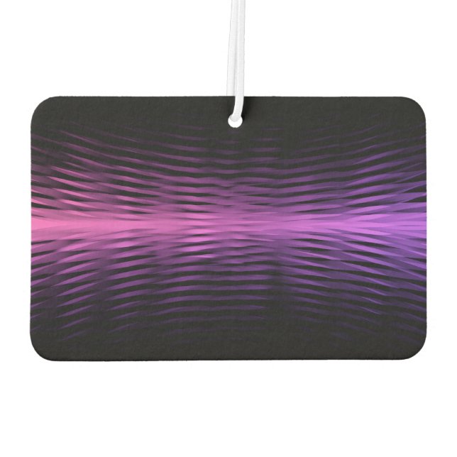 Purple Pink Geometric Abstract Art Air Freshener (Back)