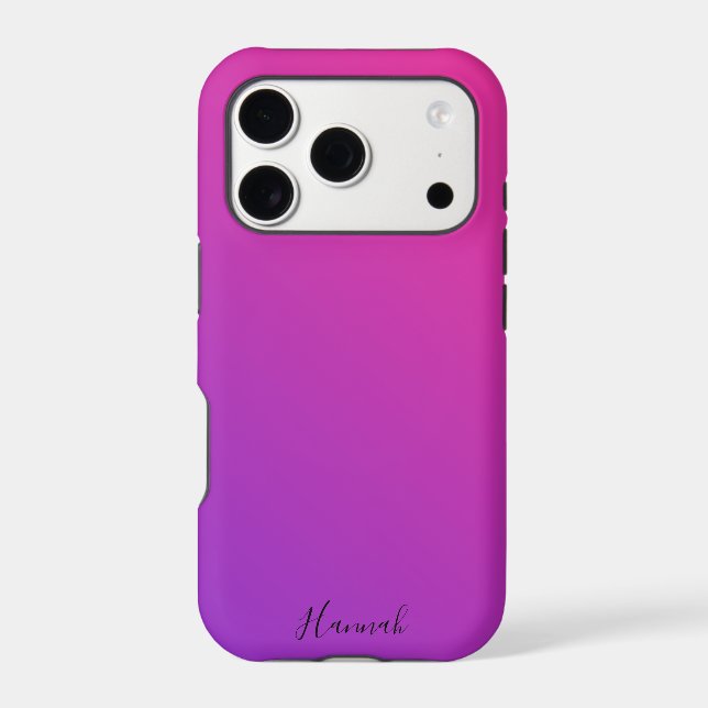 Purple Pink Gradient Personalized (Back)