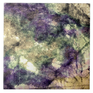 Purple pink green black colourful abstract grunge tile