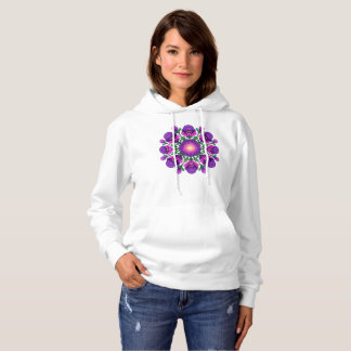 Purple Pink Green Mandala Hoodie