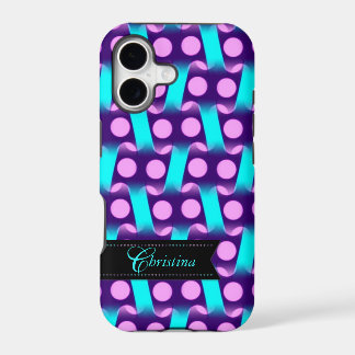 Purple Pink Modern pattern iPhone 5 Case-mate