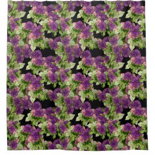 Purple Pink Morning Glory Floral