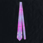 Purple Pink Neon Glitter Sparkly Neck Tie<br><div class="desc">Ties with Purple Pink Neon Shiny Glitter Sparkle Drips Chic Modern Party Necktie - Add Your Unique Text / Name - Make Your Special Tie Gift - Resize and move or remove and add text / elements with Customization tool. Design by MIGNED. Please see my other projects. You can also...</div>