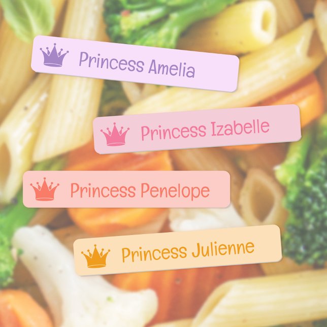 Purple Pink Peach Yellow Princess Crown Name (Creator Uploaded)