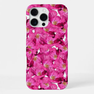 Purple Pink Poppies Galore Pattern  iPhone 16 Pro Max Case