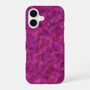 Purple Pink Red Abstract Seamless Pattern iPhone 16 Case