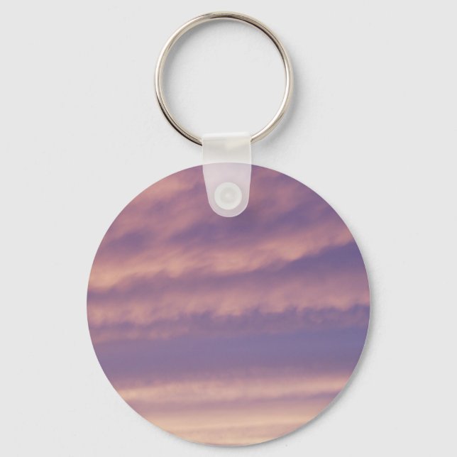 Purple Pink Sky Keychain (Front)