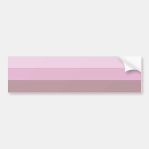 Purple Pink Striped Ombre Bumper Sticker