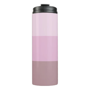 Purple Pink Striped Ombre Thermal Tumbler