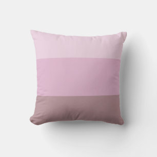 Purple Pink Striped Ombre Throw Pillow