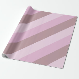 Purple Pink Striped Ombre Wrapping Paper