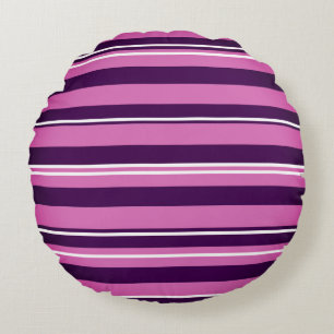 Purple & pink Stripes  cushion
