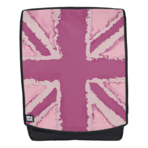 Purple Pink Union Jack Women’s Accessory Backpack