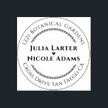 Purple Pink Wild Orchid Flowers Wreath Wedding Rubber Stamp<br><div class="desc">Beautiful Invitation to celebrate Special occasions and festivals comes with digital and E-invitation as per your request. We would love to replicate our designs to make multiple products like rsvp cards, labels envelopes, and more. Customization is available for ready-to-print on request at info@shamaurcreatif@gmail.com Look Forward to hearing from you :)...</div>