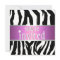 Purple/ Pink Zebra Birthday Invitation