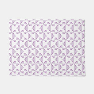 Purple Pinwheels Doormat