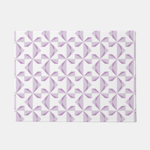Purple Pinwheels Doormat