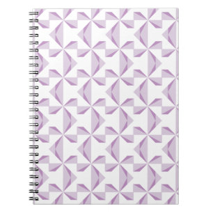 Purple Pinwheels Notebook
