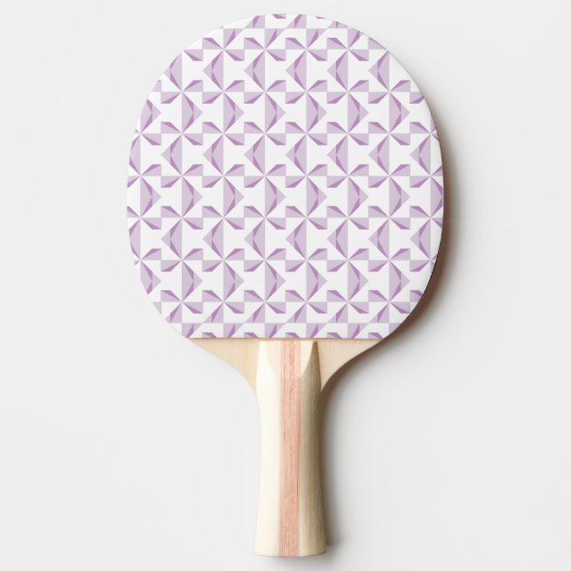 Purple Pinwheels Ping Pong Paddle (Front)