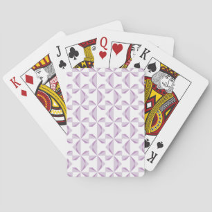 Purple Pinwheels Playing Cards