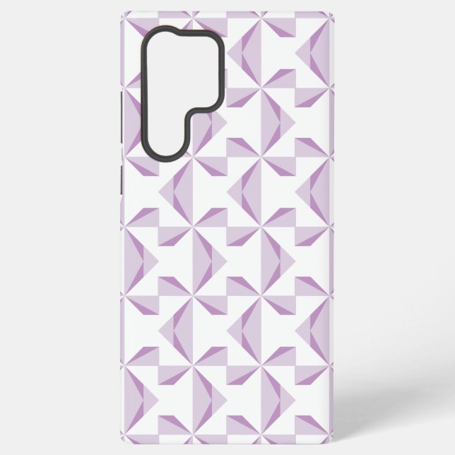 Purple Pinwheels Samsung Galaxy S22 Ultra Case (Back)