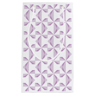 Purple Pinwheels Small Gift Bag