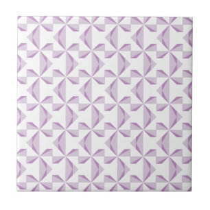 Purple Pinwheels Tile