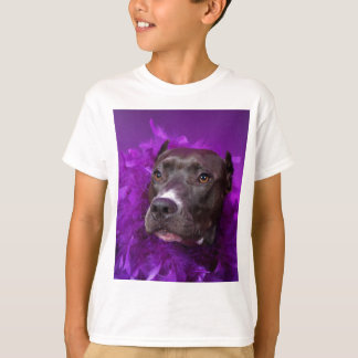 Purple Pit Bull Diva T-Shirt