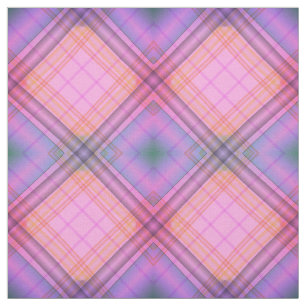 Purple Plaid Fabric