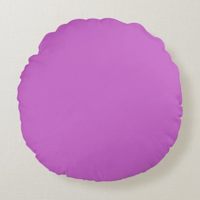 Purple plain solid colour pillow (Front)
