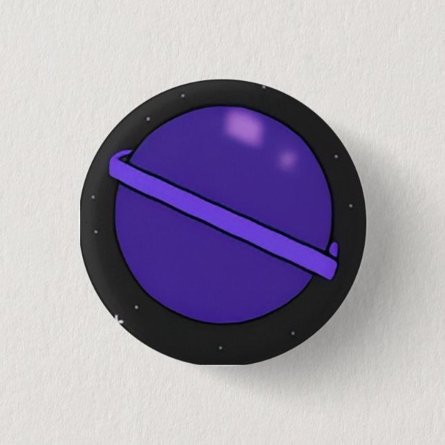 Purple Planet Badge (Devant)