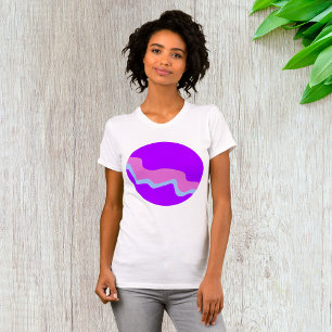 Purple Planet Womens T-Shirt