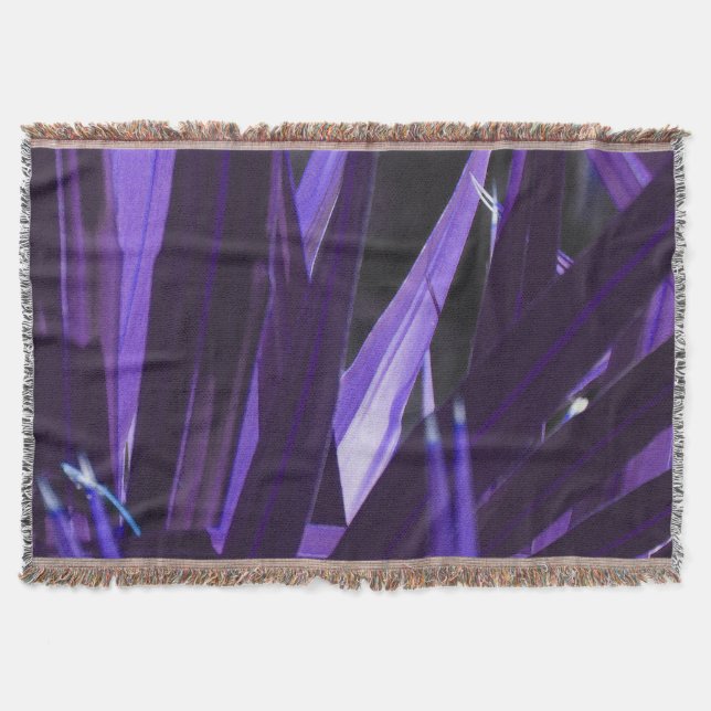 Purple Please Throw Blanket (Front)