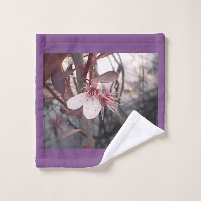 Purple Plum Bloom Wash Cloth (Wash Cloth)