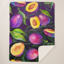 Purple Plum Pattern