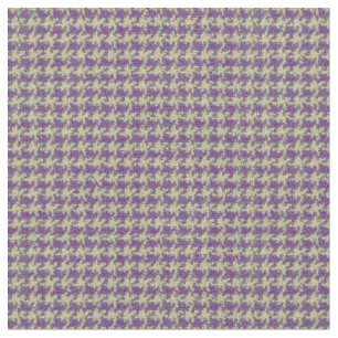 Purple, Plum purple, houndstooth Fabric