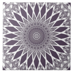 Purple Plum Tristyns Mandala Tile
