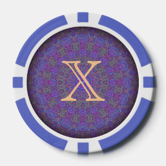 Purple Plush Mandala "X" Chip