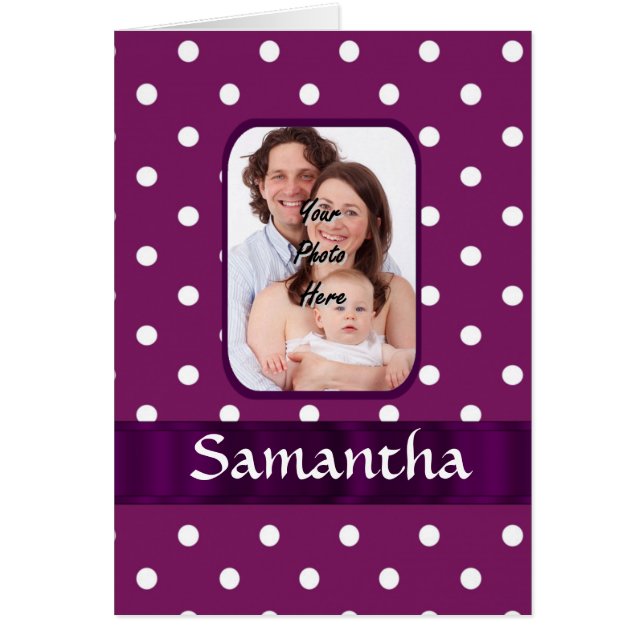 Purple polka dot (Front)