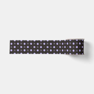 Purple Polka Dot Star-like Ribbon Grosgrain Ribbon