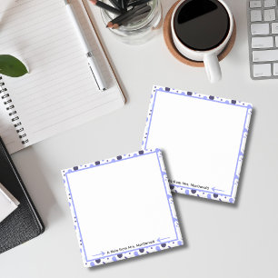 Purple Polka dot teacher appreciation gift Post-it Notes