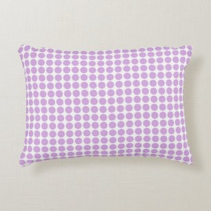 Purple Polka Dots Accent Pillow