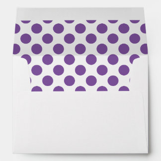 Purple Polka Dots Envelope