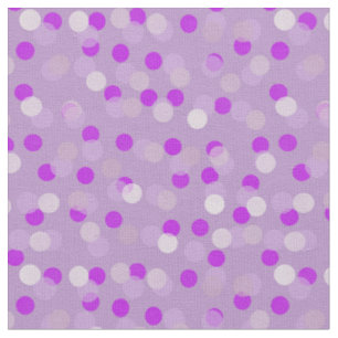 purple polka dots fabric