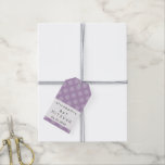 Purple Polka Dots, Polka Dot Pattern, Bat Mitzvah Gift Tags<br><div class="desc">Add a personal touch to your bat mitzvah celebration with these stylish and memorable party items! Design features polka dot pattern in purple colour.</div>